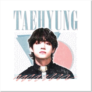 Taehyung / V - Retro Style Fan Artwork Posters and Art